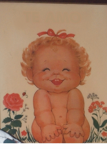 beau bébé souriant