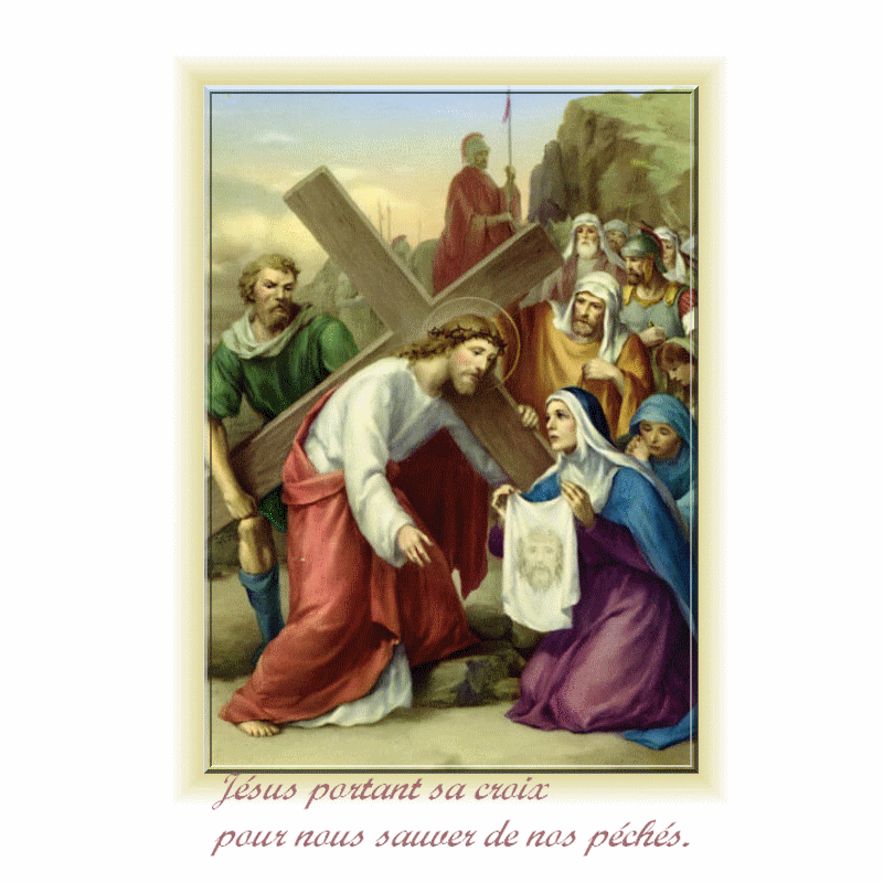 Jésus portant sa croix